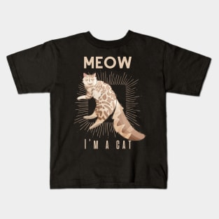 Meow, I’m a cat - Cashmere cat Kids T-Shirt